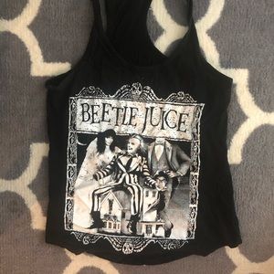 BEETLEJUICE racerback tank